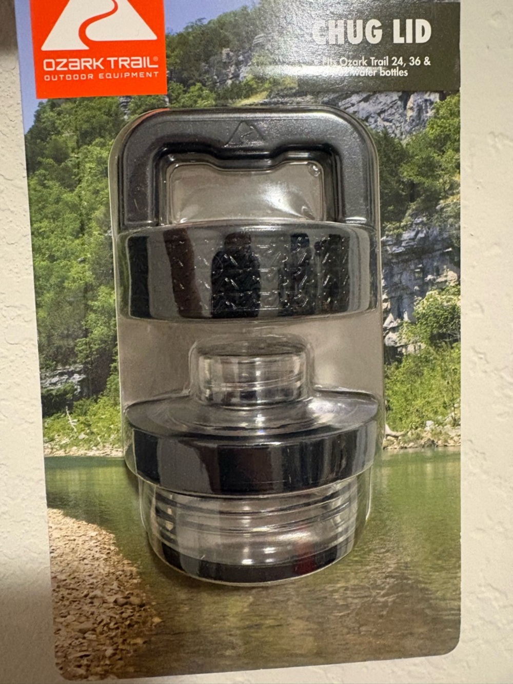 Ozark Trail Chugging Cap Lid Fit 24/36/64 Oz Bottles 100% Leak proof & E-Z Turn